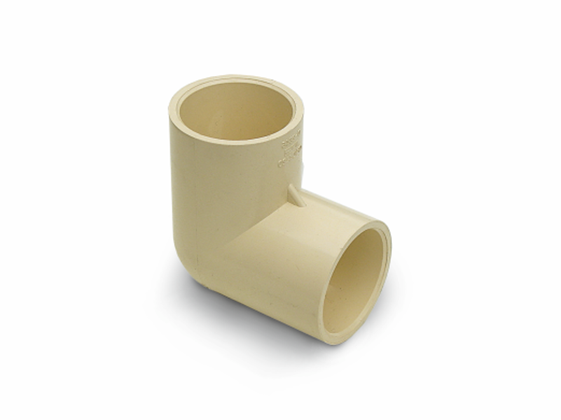 Genova Products 50715 Pipe Elbow 90 Degree 1.5 Inch CPVC Slip x Slip