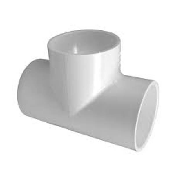 LASCO C601-100 Tee Slip 125 Class Pipe Fitting