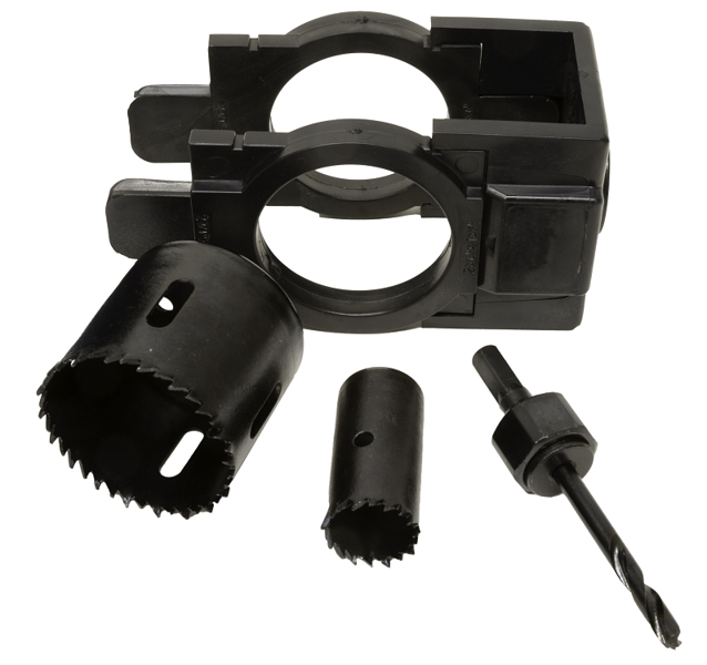Soundbest Int Sourcing 300681O Lock Installation Kit with EZ Guide Template Black