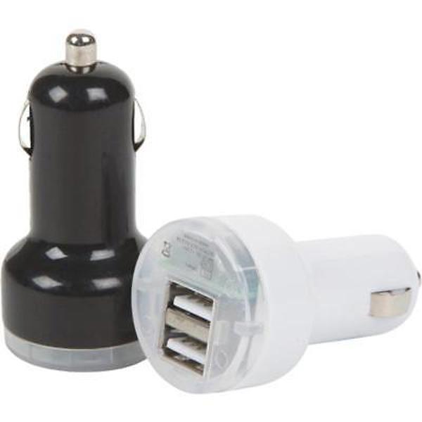 ARIES MANUFACTURING DIV CWP-2USBBOWL-DCM USB Charger DC Car Black/White