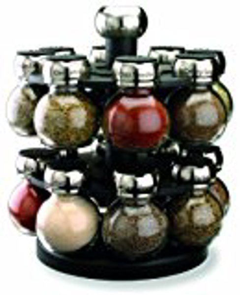 Olde Thompson 25-616SS Revolving Spice Rack Bronze