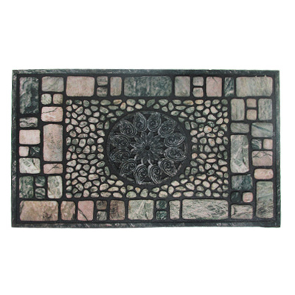 Apache Mills 756-9795F Doormat Notredame Brown