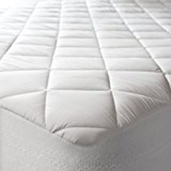 Kassatex DOW555MP0002-K King Mattress Pad 300 Thread Count Cotton Waterproof
