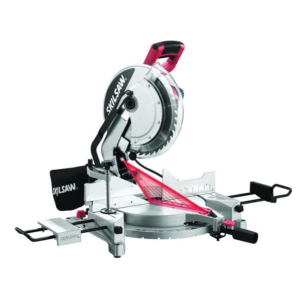 SKIL 3821-01 Compound Miter Saw 12 In with Quick-Mount System and Alser