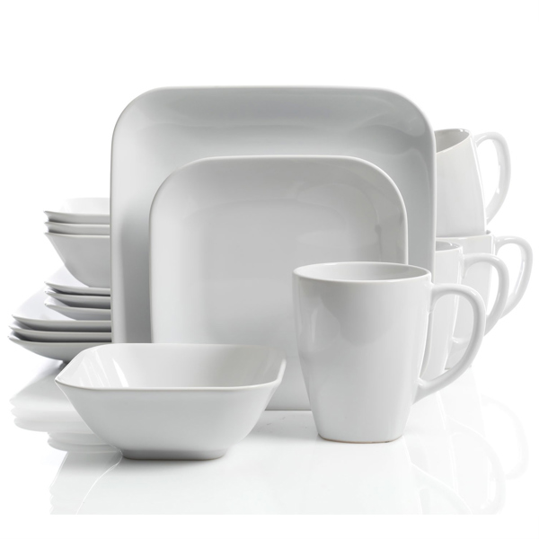 GIBSON OVERSEAS INC 122932.16 Dinnerware Set 16 Pc Soft