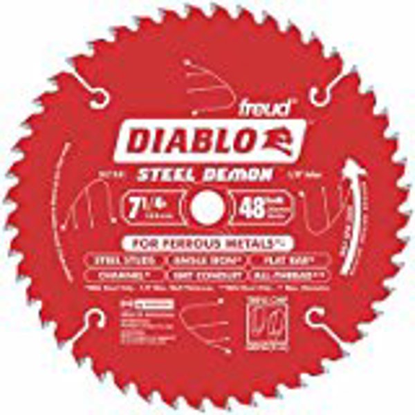 Diablo D0748A Metal Saw Blade 7 1/4 In Ferrous