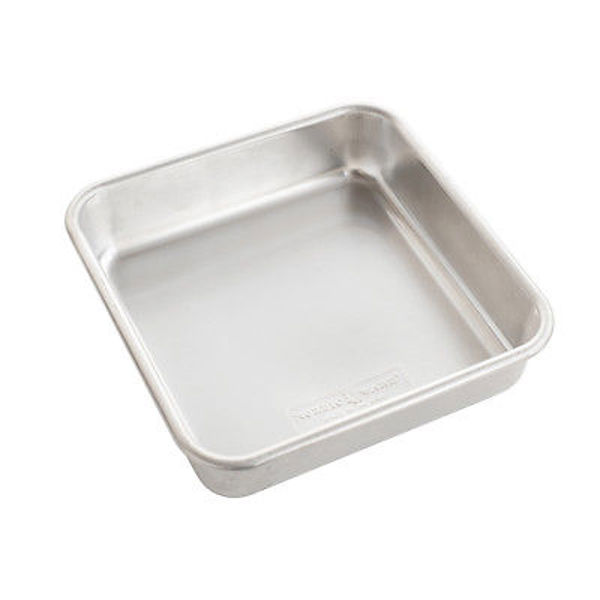 Northland Aluminum Products 8x8 Square Cake Pan Aluminum Durable Construction Easy to Clean