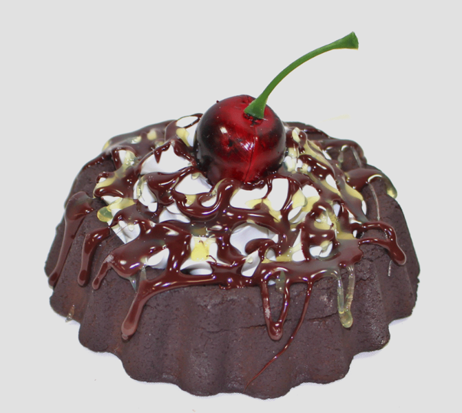 Just Dough It W256 Decorative Accessory 4 Inch Chocolate Tart Fake