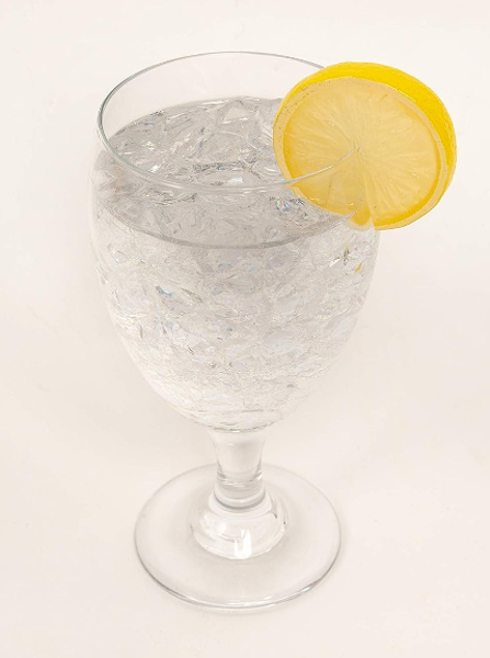 JUST DOUGH IT JDI W539 Glass of Ice Water with Lemon Fake Glass of Ice Water