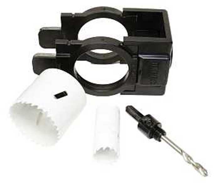 VULCAN 300691OR Lock Installation Kit with EZ Guide Template Alloy Steel and Bi Metal
