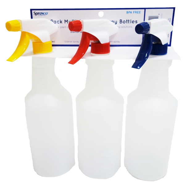 Sprayco 4B-7999 Spray Bottle 32 Oz Navy 3 Pack