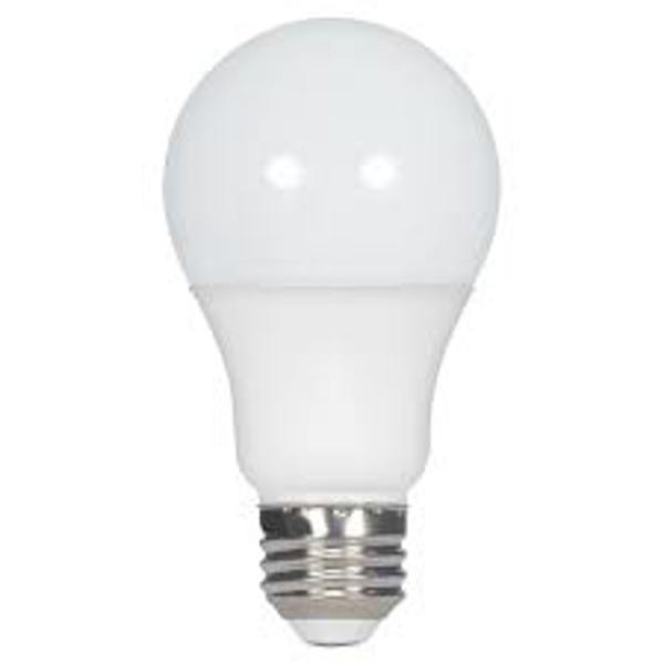 Satco S29813 Frost A19 LED Bulb 11W 5000K 1100 Lumens 120V Medium Base Dimmable Natural Light