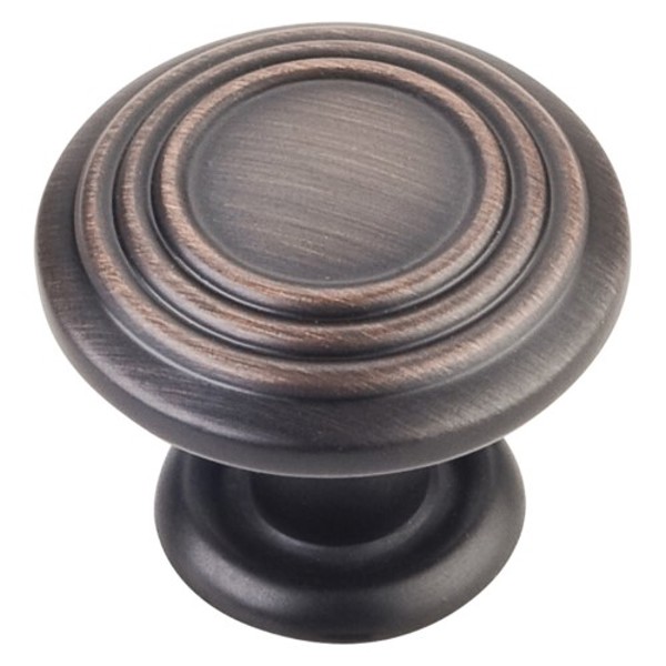 Hardware Resources 110DBAC Cabinet Knob 1-1/4 In Diameter Packaged with One 8-32