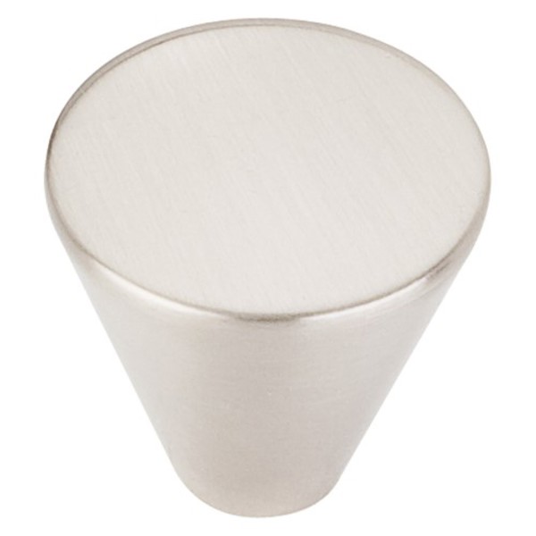 Hardware Resources 26SN Cabinet Knob 1 In Diameter Satin Packaged with One 8-32 x 1-1/8 In Screw