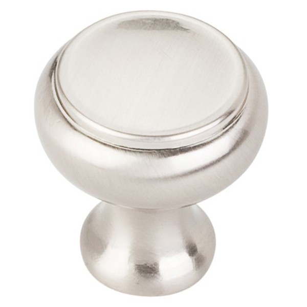Hardware Resources 3898SN Cabinet Knob 1-1/4 In Diameter Packaged with One 8-32 x 1 In Screw