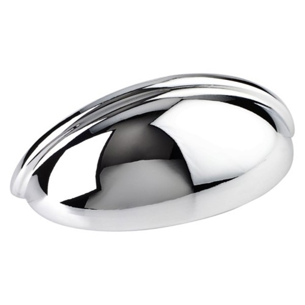 Hardware Resources 2981PC Small Cup Cabinet Pull 3-11/16 In Overall Length 3 In Hole Centers