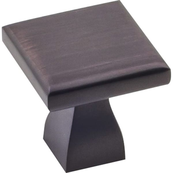Hardware Resources 449DBAC Square Cabinet Knob 1 In Diameter Packaged with One 8-32 x 1 In Bronze