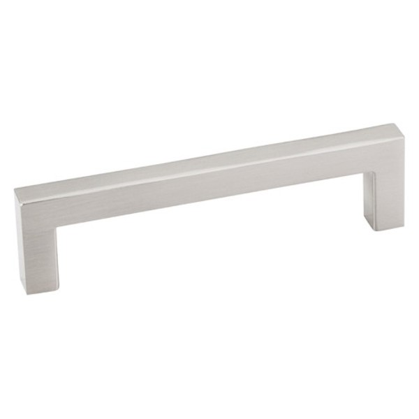 Hardware Resources 625-192SN Square Cabinet Bar Pull 201 Mm Overall Length 192 Mm Hole Centers