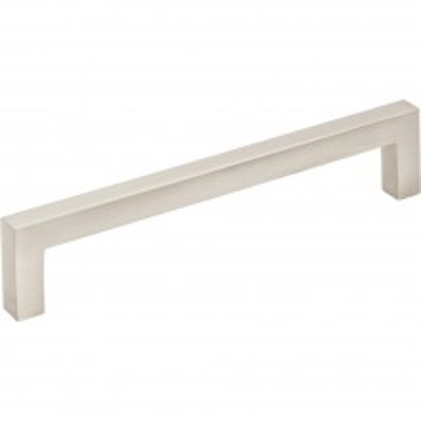 Hardware Resources 625-128SN Square Cabinet Bar Pull 137 Mm Overall Length 128 Mm Hole Centers