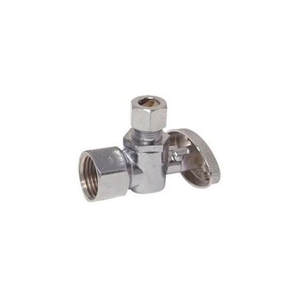 Eastman 10735LF Angle Stop Valve 1/2 In IP X 1/2 In OR 7/16 In SJ