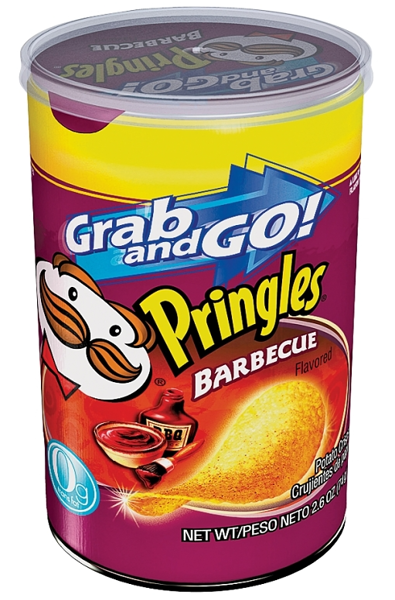 Pringles 675806 BBQ Flavored Chips 2.5 Oz