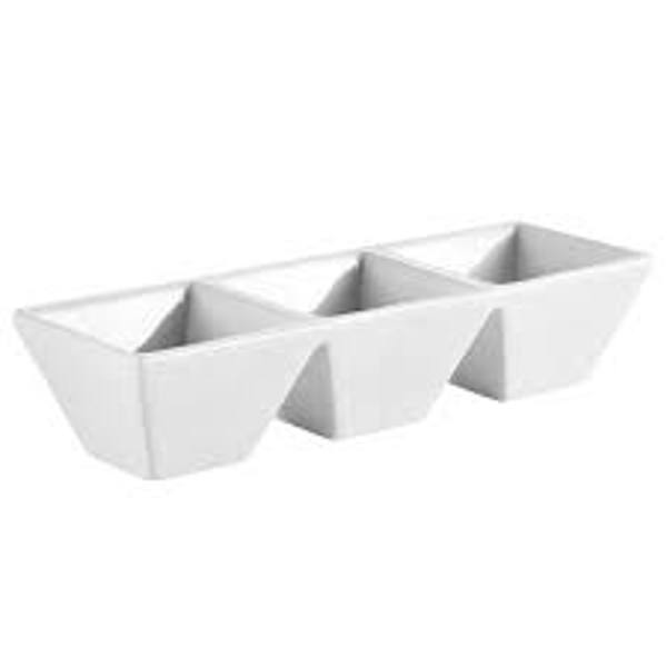CAC China 800960905212P Divided Tray 1.5 Oz Capacity 24 Pieces per Case