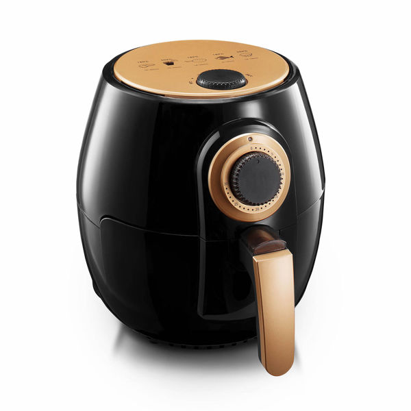 Gotham Steel 2048 Air Fryer 2.6 Qt Capacity Nonstick Ceramic with Copper Basket