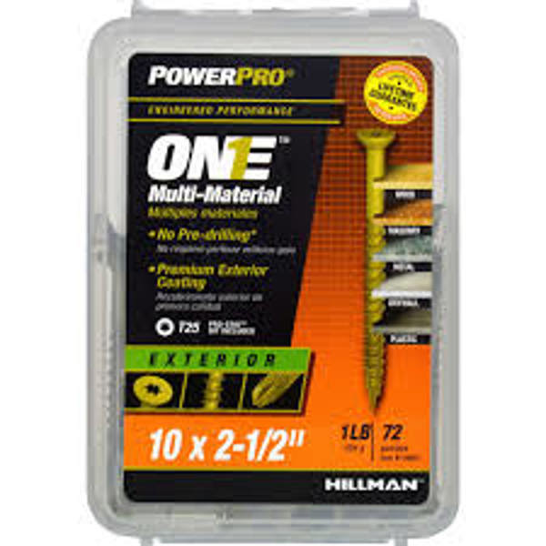 Hillman Group 116845 Fastener 1 Lb FH One 10X2-1/2 Ex