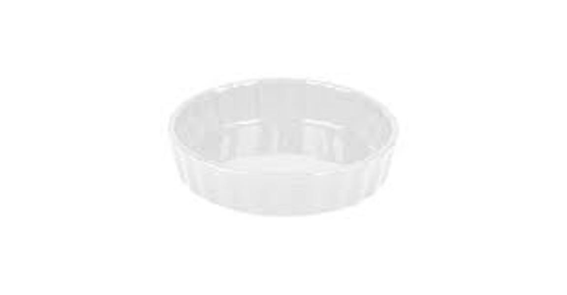 CAC CHINA QCD-5 Fluted Quiche Dish 5.5 Oz Super White 24 Per Case