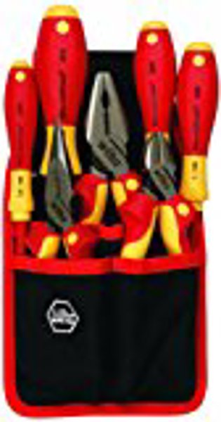 WIHA QUALITY TOOLS 32985 Insulated Industrial Pliers Driver Set