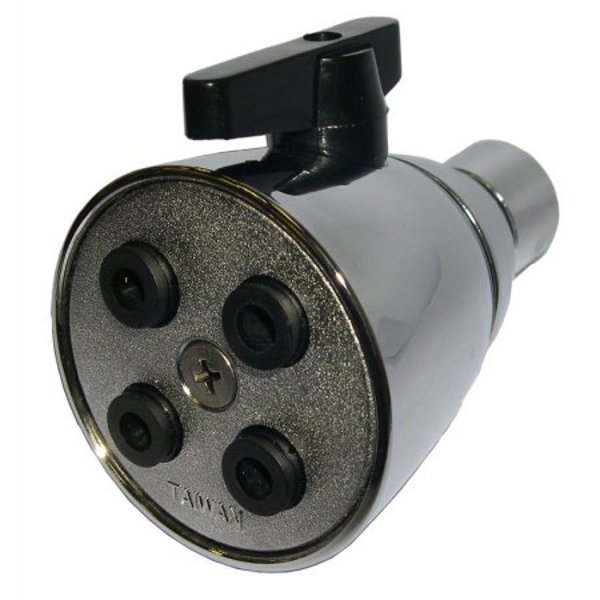 Boston Harbor 2214096 Chrome Shower Head 1/2 In IPS Plastic Adjustable Spray