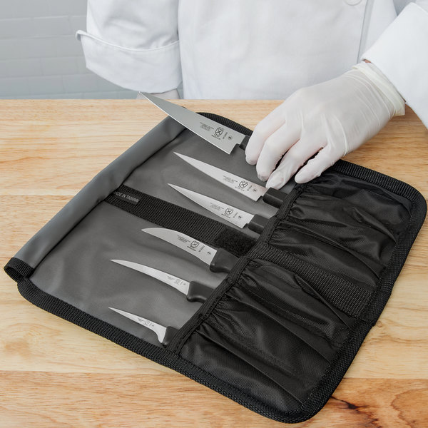 Mercer Culinary M12610 7 Piece Decorative Carving Set Straight Edge Knives