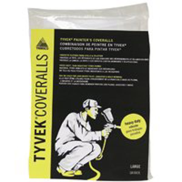 Trimaco 1412-L Large Disposable Coverall White Tyvek