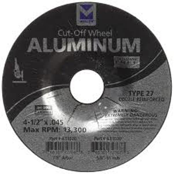 Mercer Abrasives 633020 Cut Off Wheel 4.5 In x 0.045 In x 7/8 In Aluminum