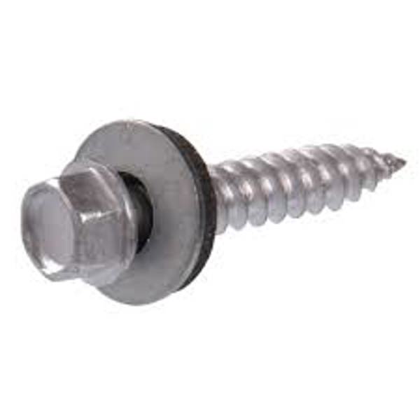 Hillman Group 823122 Hex Washer Screw 12 X 2 Sheet Metal Screw Slotted