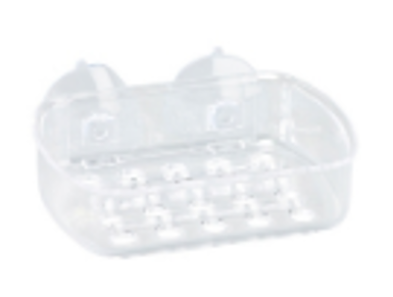 Kennedy International 3978 Clear Suction Soap Dish Clear