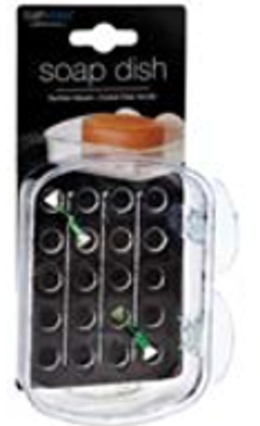 Kennedy International 3977 Clear Sponge Holder with Suction Clear