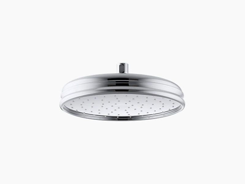 Kohler 13693-CP Traditional Round Shower Head Polished Chrome with Katalyst Air-Induction Technology
