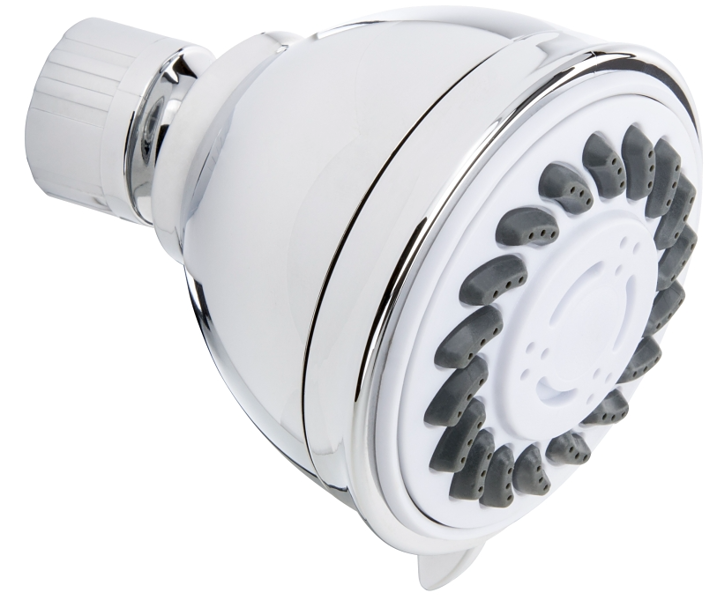 Plumb Pak K704CP Shower Head 3 Function 2.70 In Chrome