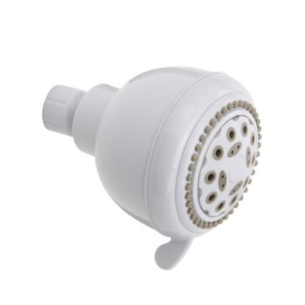 Plumb Pak K701WH 5 Function Shower Head 3.35 In White