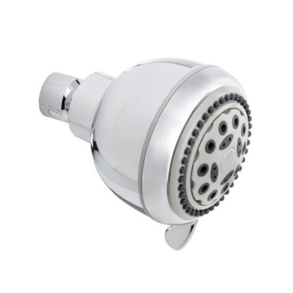Plumb Pak K701CP 5 Function Shower Head Chrome 3.35 In