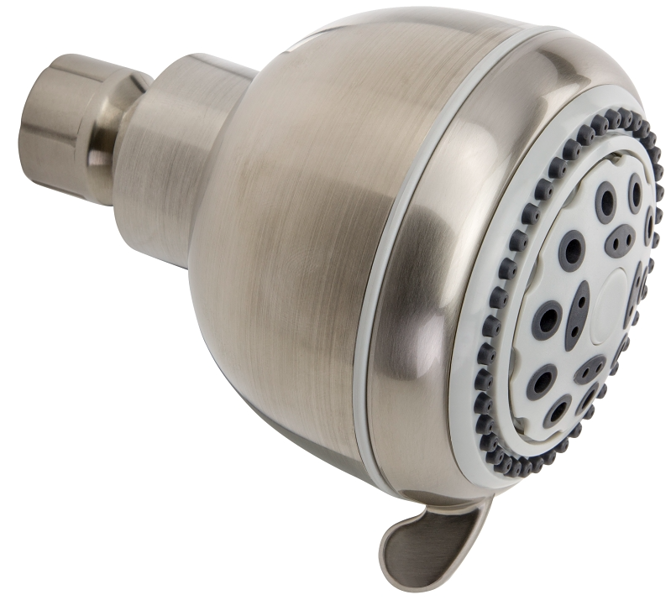 Plumb Pak K701BN 5 Function Shower Head 3.35 In Brushed Nickel