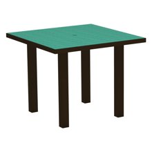 AT36-13WH Square Dining Table 36 In White