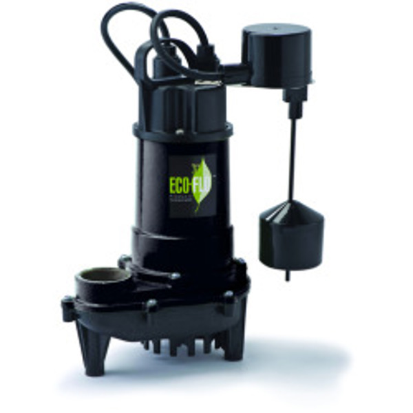 ECO-FLO ECD33V Submersible Sump Pump Cast Iron Vertical Switch