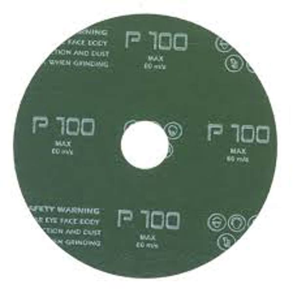 Mercer Abrasives 302100 Hole Fibre Disc 5 In Grit 100