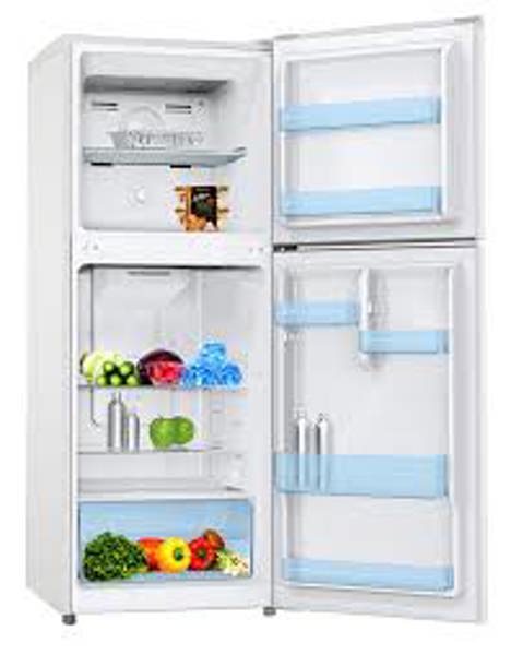 Avanti Products FF7B0W Top Mount Refrigerator 7 Cu Ft Frost Free Apartment Size 2-Door Adjustable Glass Shelves Reversible Doors