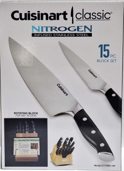Cuisinart/Waring C77TRR-15P 15 Pc Cutlery Block Set Nitro