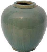 GC0501CGL Tall Petal Cream Green Planter Pot