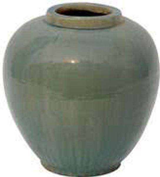 Imports Exclusive GC0501CGL Tall Petal Planter Pot Large Cream Green