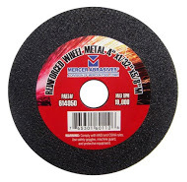 Mercer Abrasives 616020 Cutoff Wheel 4 In x 0.045 In Black High Speed Thin